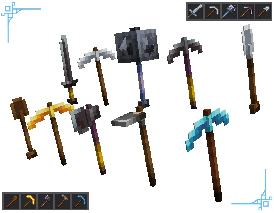 Изображение 2 ресурспака Blade - Held Items