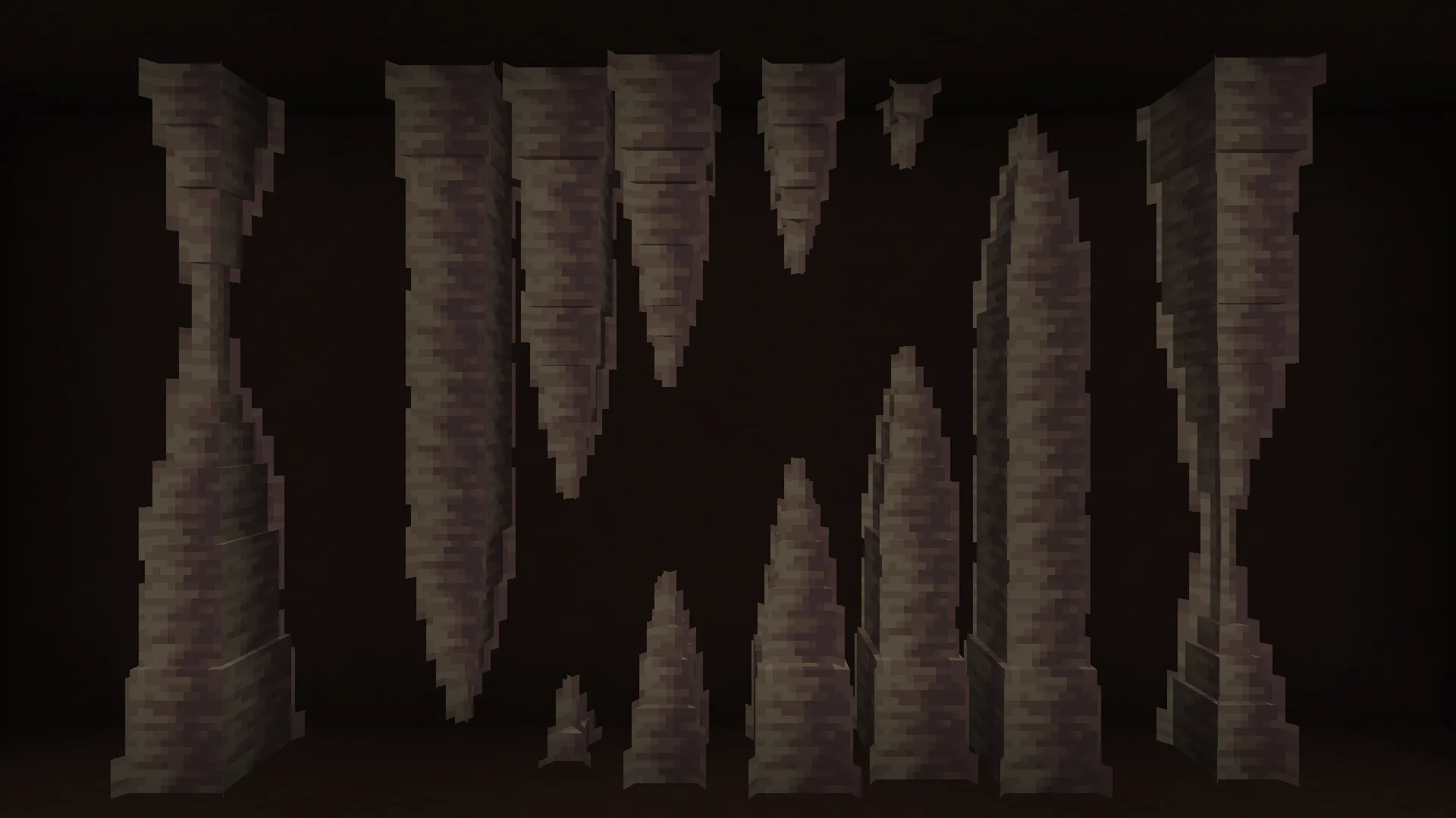 Изображение 2 ресурспака Blocky 3D Pointed Dripstone