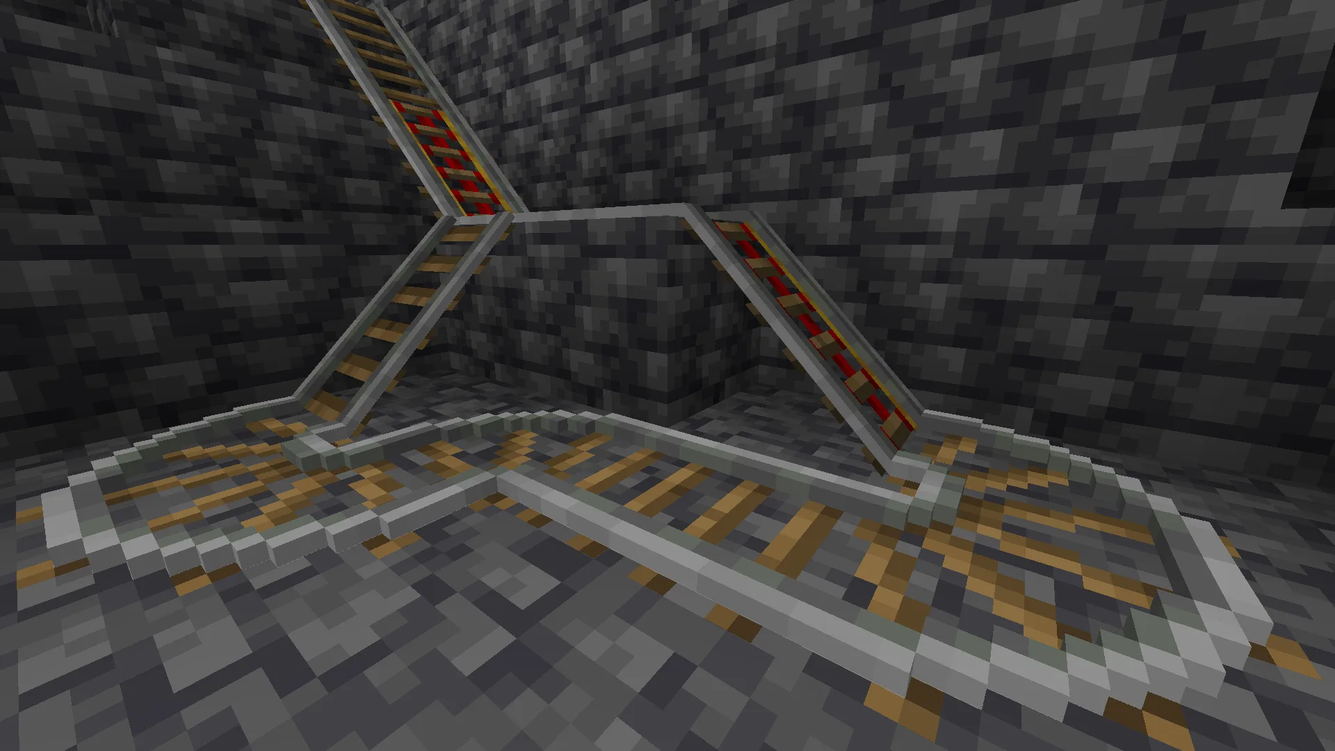 Blocky 3D Rails - скачать ресурспак для Minecraft