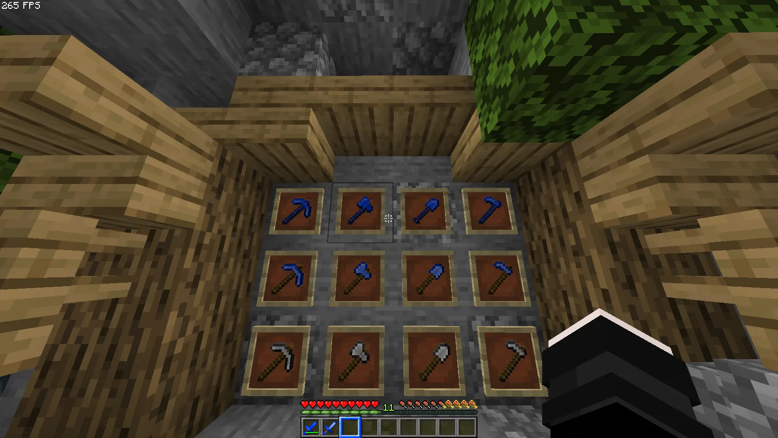 Изображение 1 ресурспака Blue Themed PvP pack