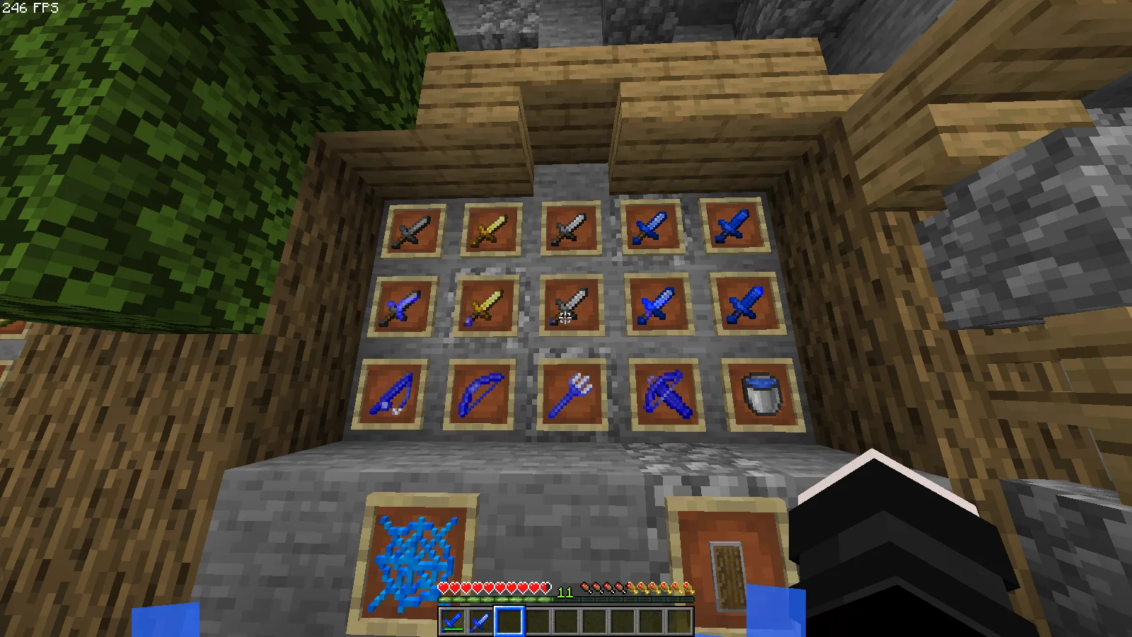 Изображение 3 ресурспака Blue Themed PvP pack