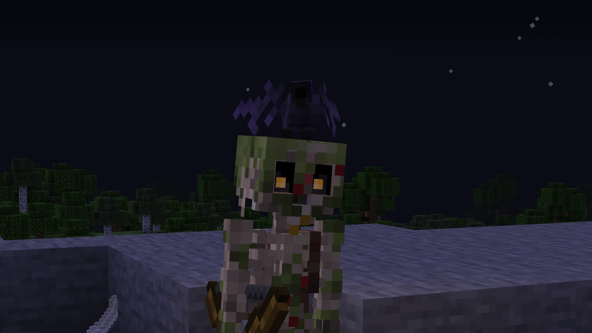 Изображение 3 ресурспака Blue's Better Skeletons