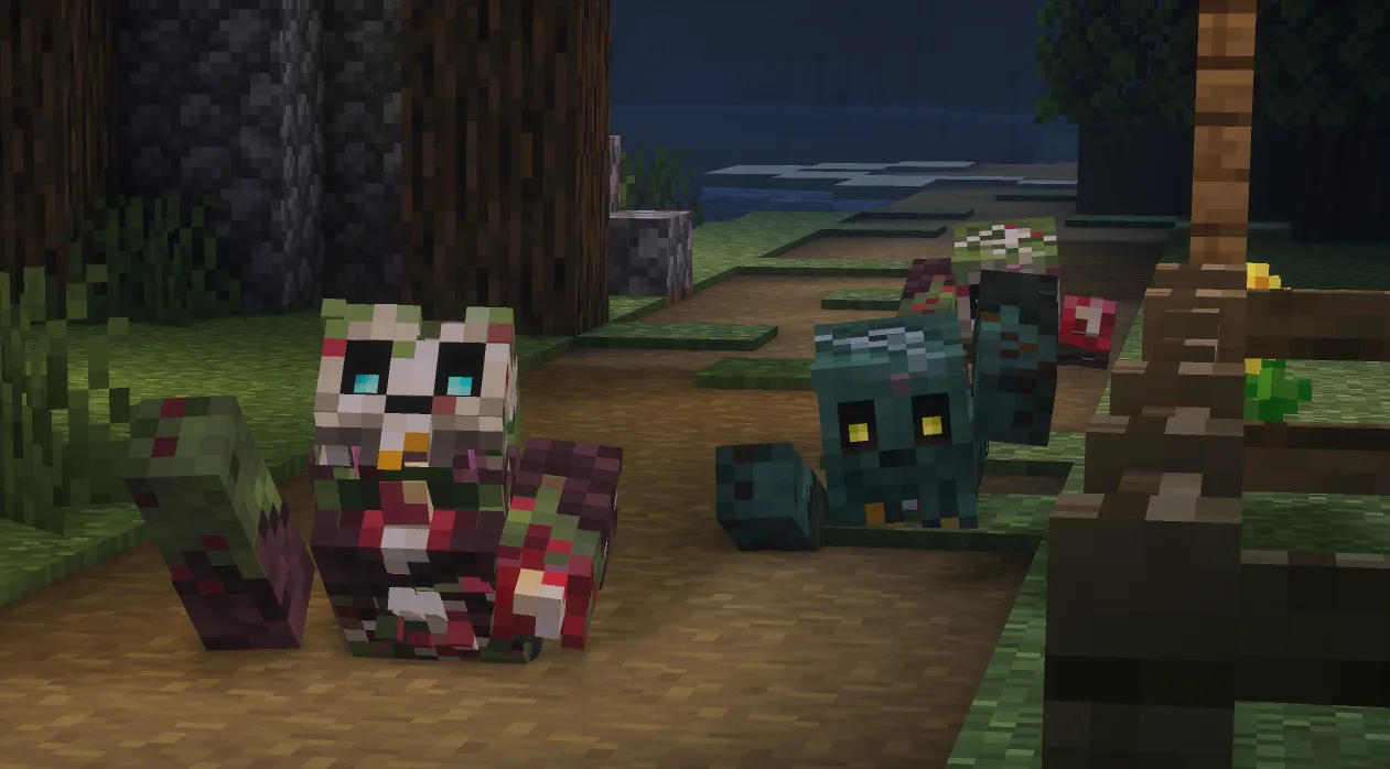 Изображение 2 ресурспака Blue's Better Zombies