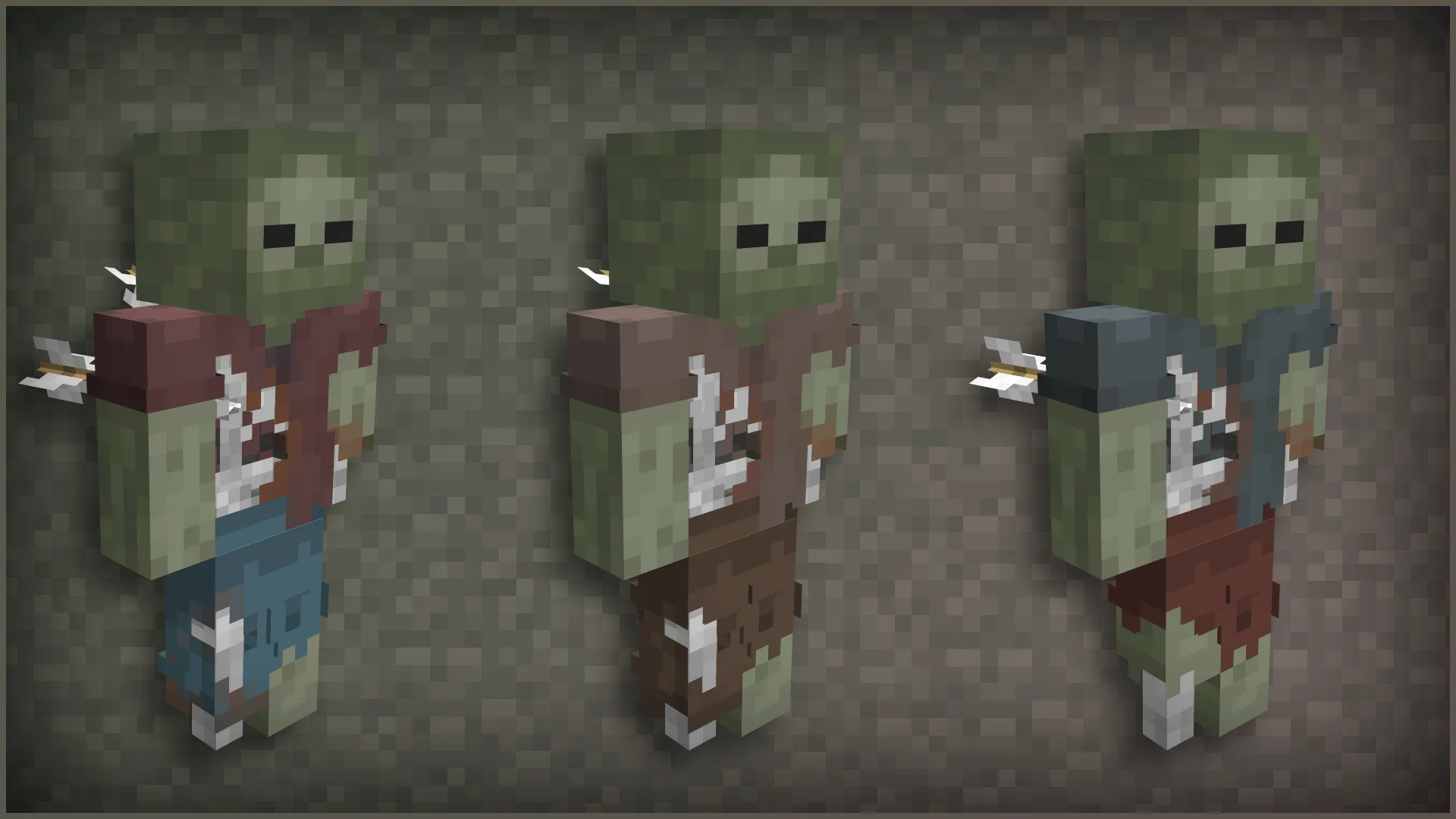 Изображение 3 ресурспака Bray's Zombie Overhaul x Fresh Animations