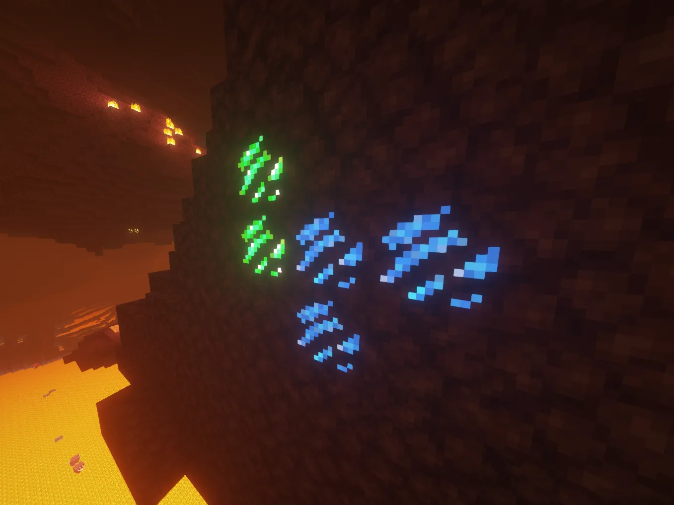 Изображение 2 ресурспака Bright Ores - BetterVanillaBuilding addon