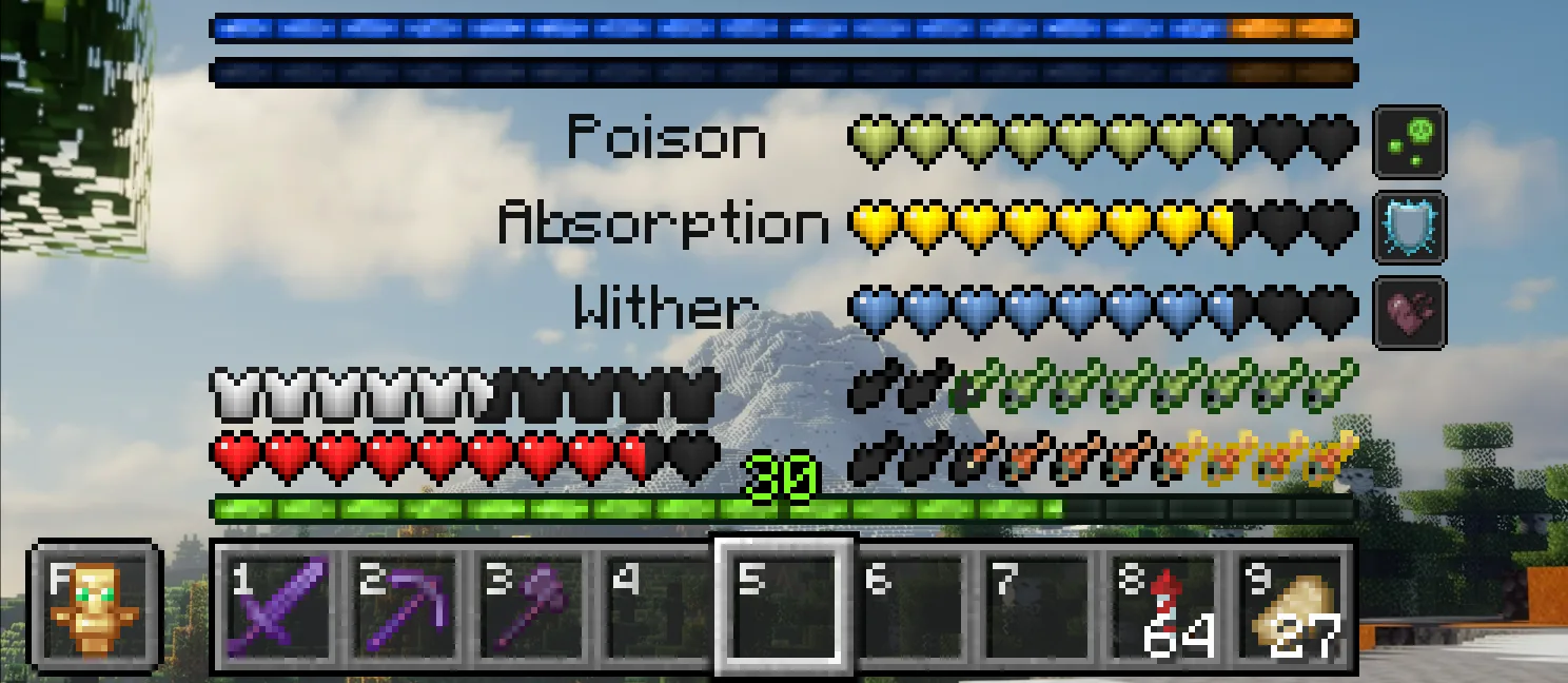 Изображение 4 ресурспака Caiosx's Bettter Hotbar