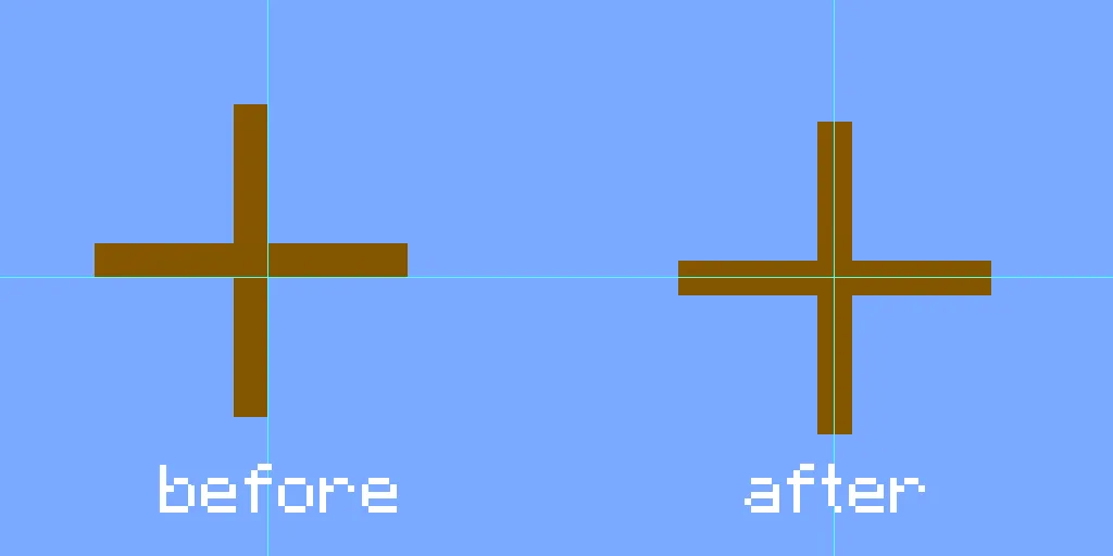Centered Crosshair Fix