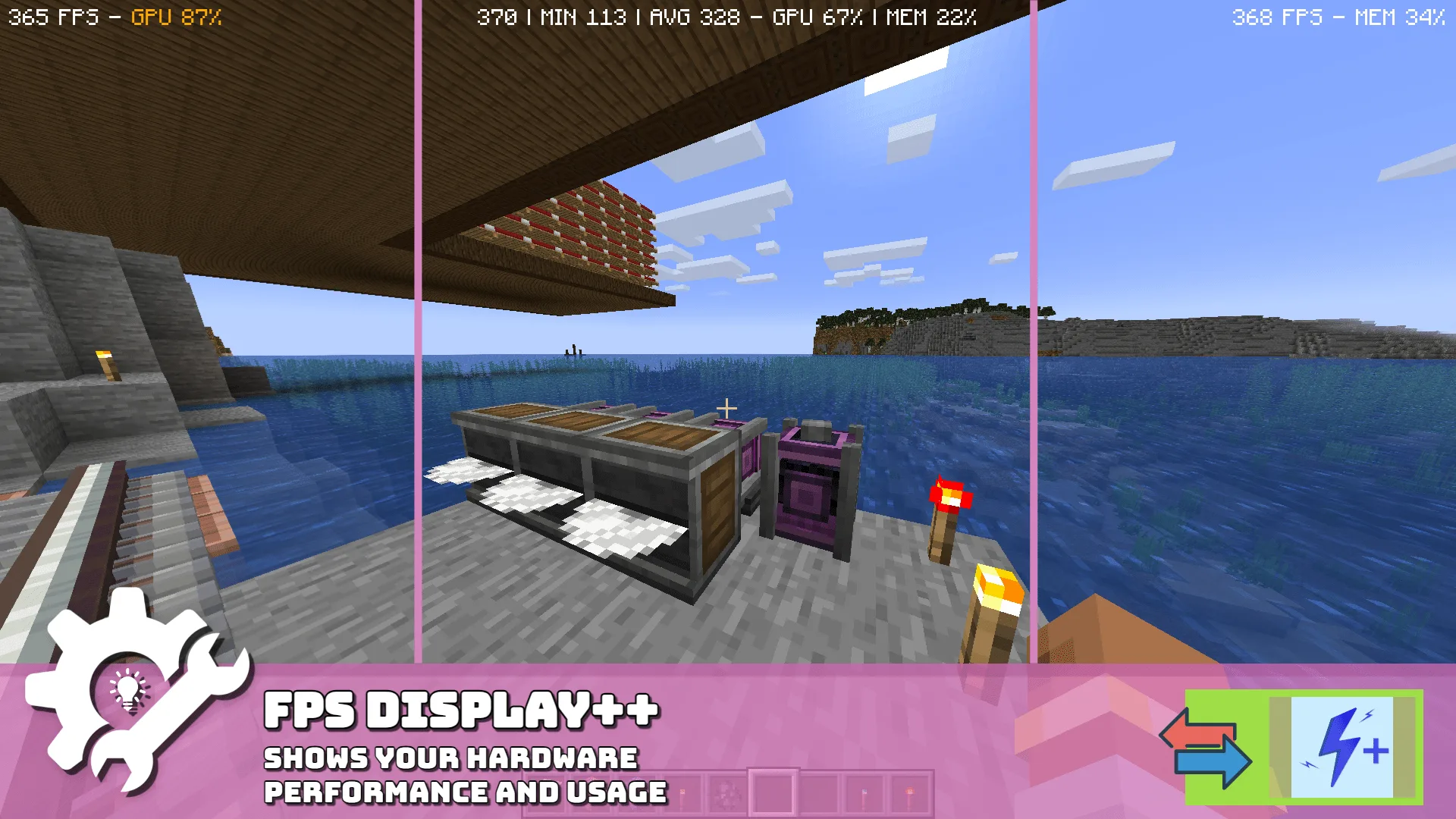 Изображение 3 мода Chloride (Embeddium++/Sodium++)