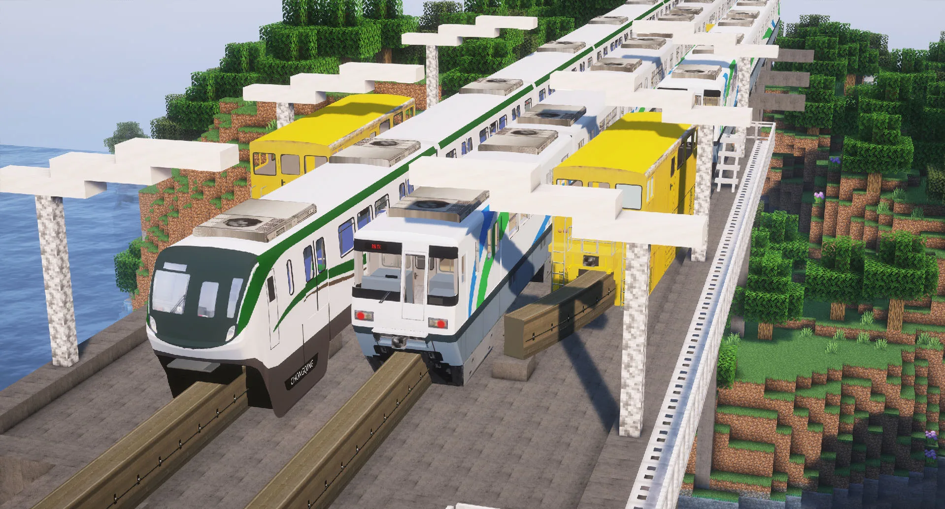 Изображение 1 ресурспака [MTR/NTE]Chongqing Monorail Train Pack