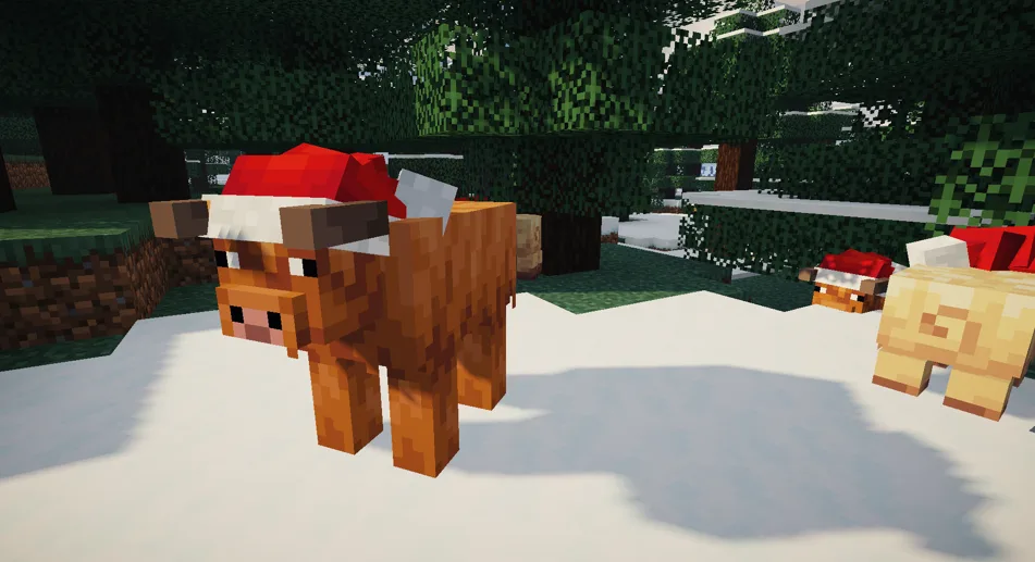 Изображение 5 ресурспака Christmas mobs