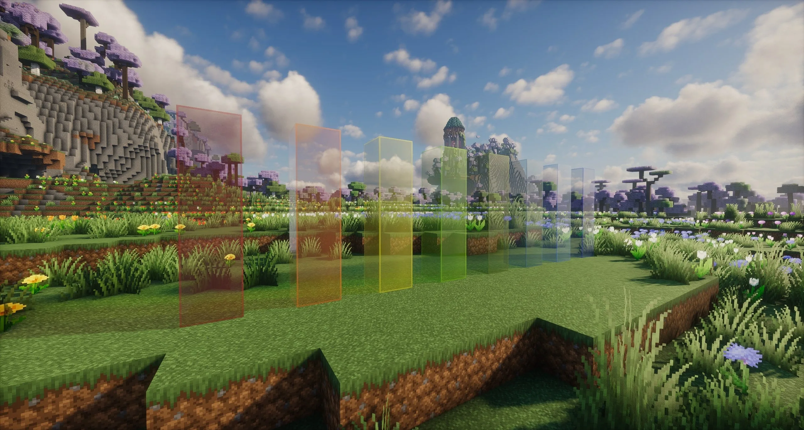 Изображение 1 ресурспака ClearVisionGlass 32x - Faithful Addon