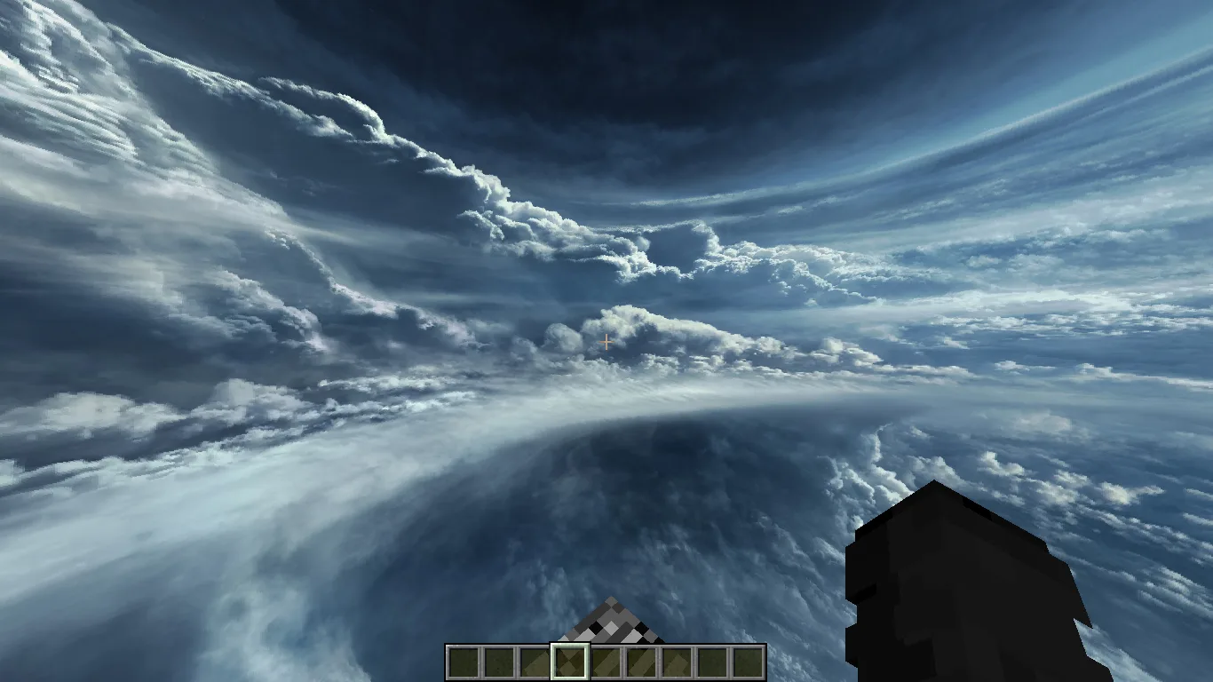 Изображение 2 ресурспака Cloudy Nights Sky Overlay