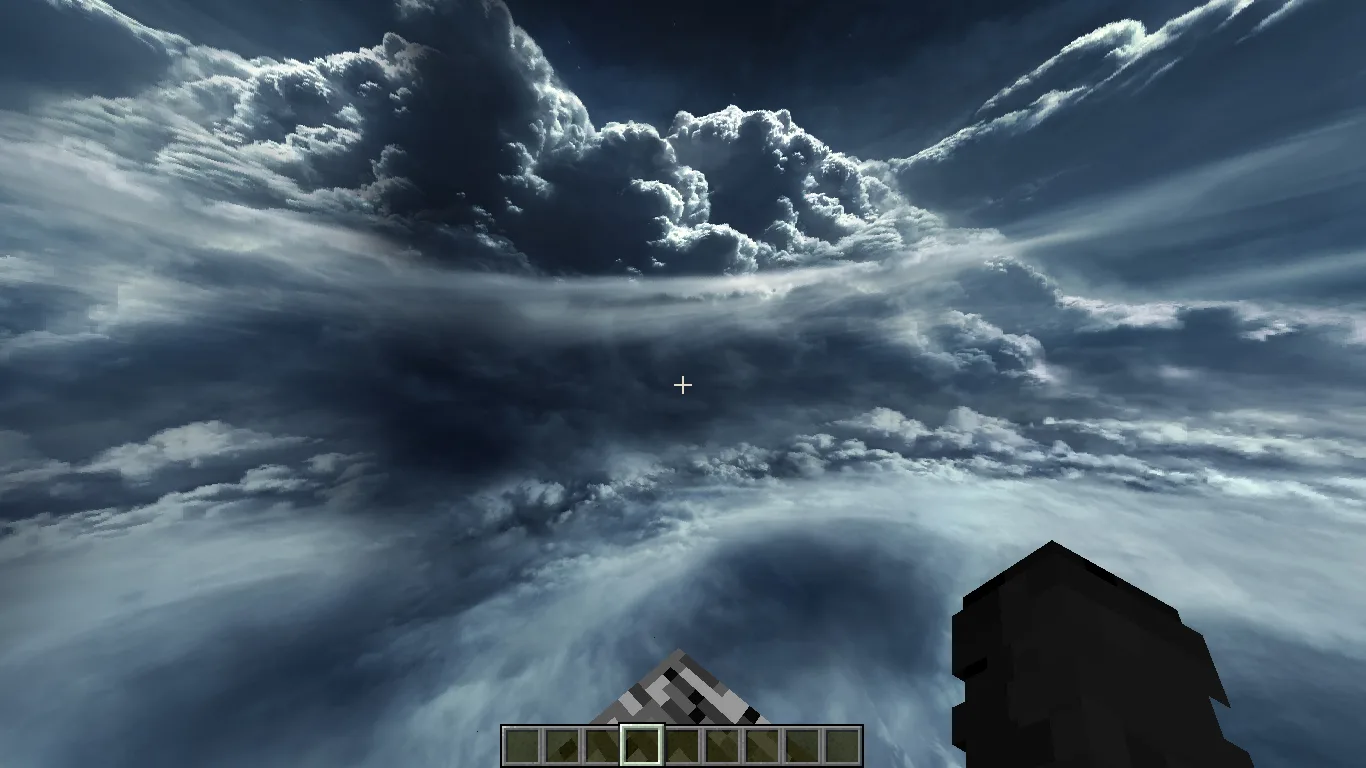Изображение 5 ресурспака Cloudy Nights Sky Overlay