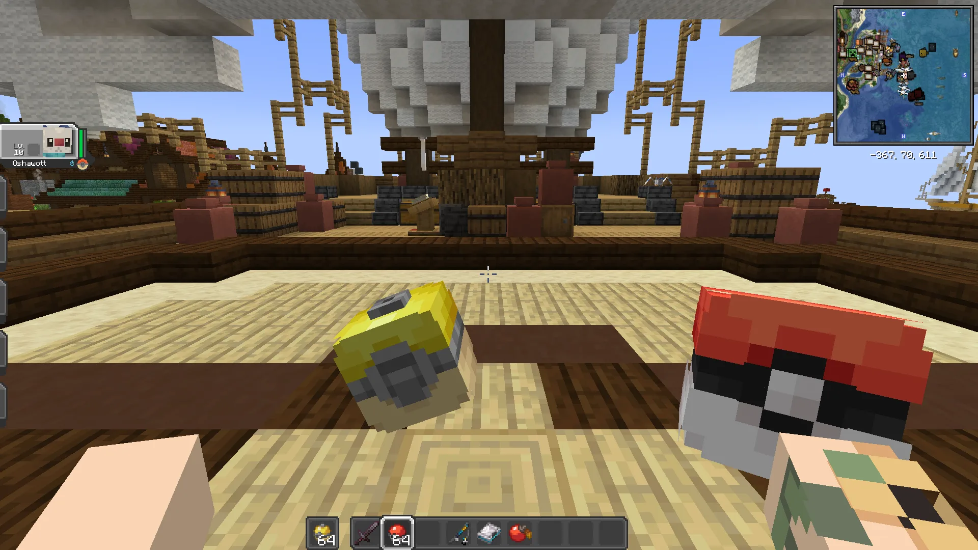 Cobblemon Hold My Pokéballs