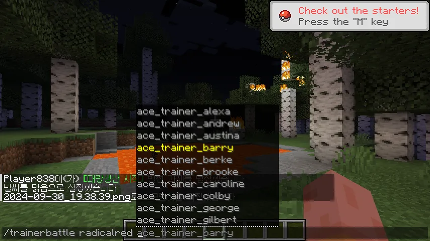 Cobblemon Trainer Battle