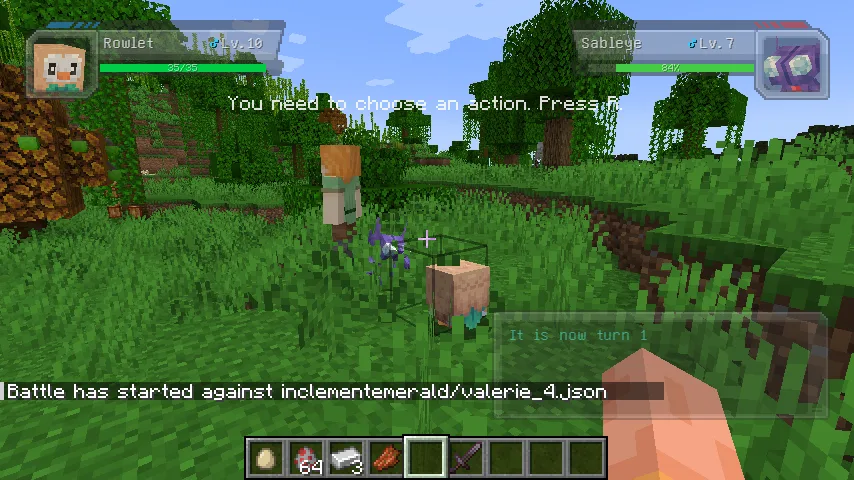 Изображение 2 мода Cobblemon Trainer Battle