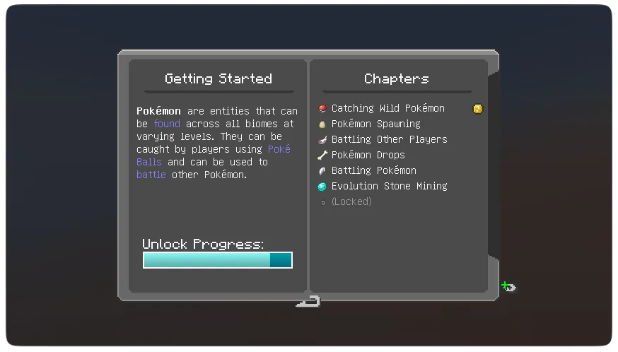 Изображение 3 мода Cobblemon Poképedia: Cobblepedia