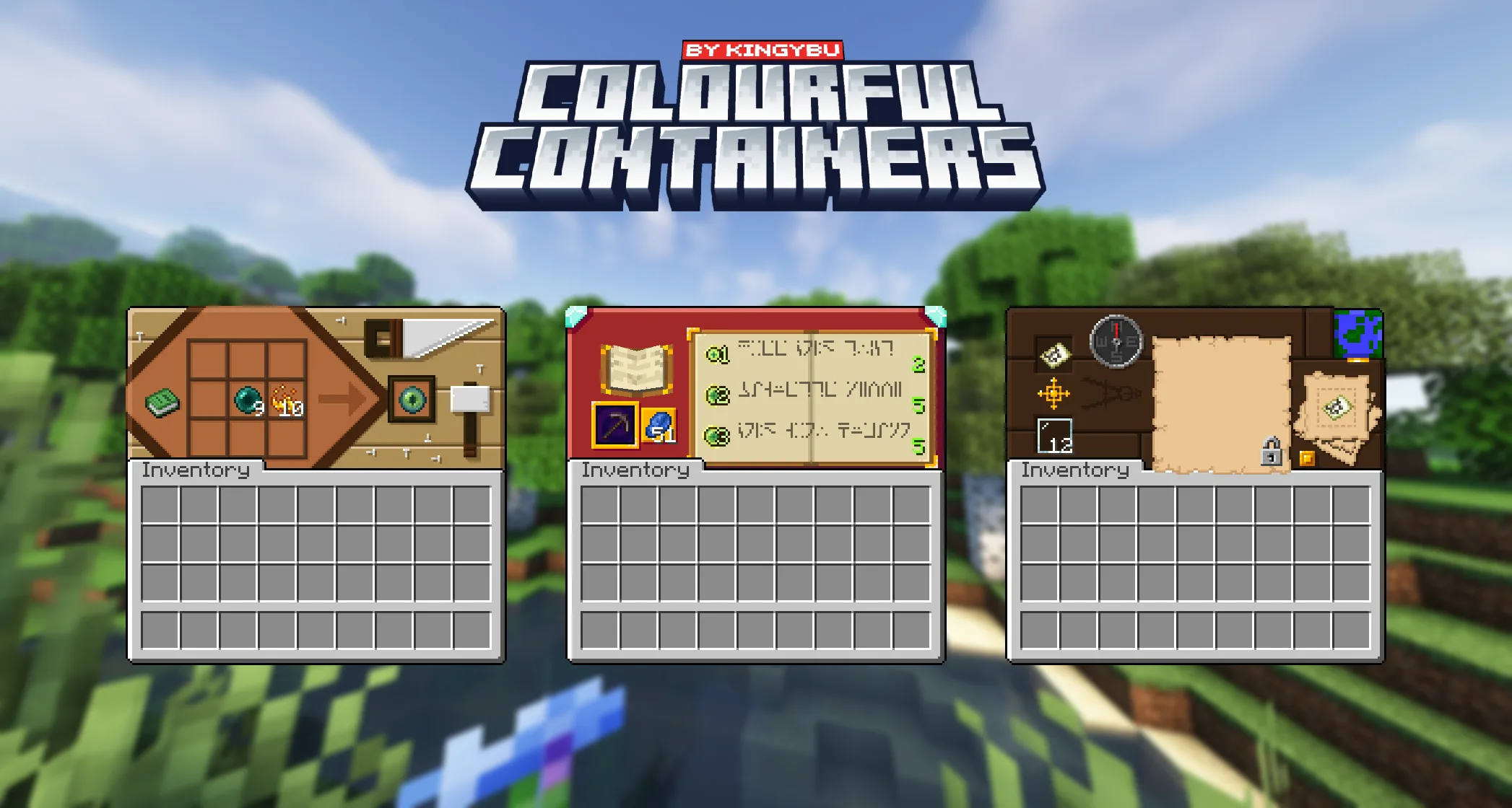 Colourful containers GUI