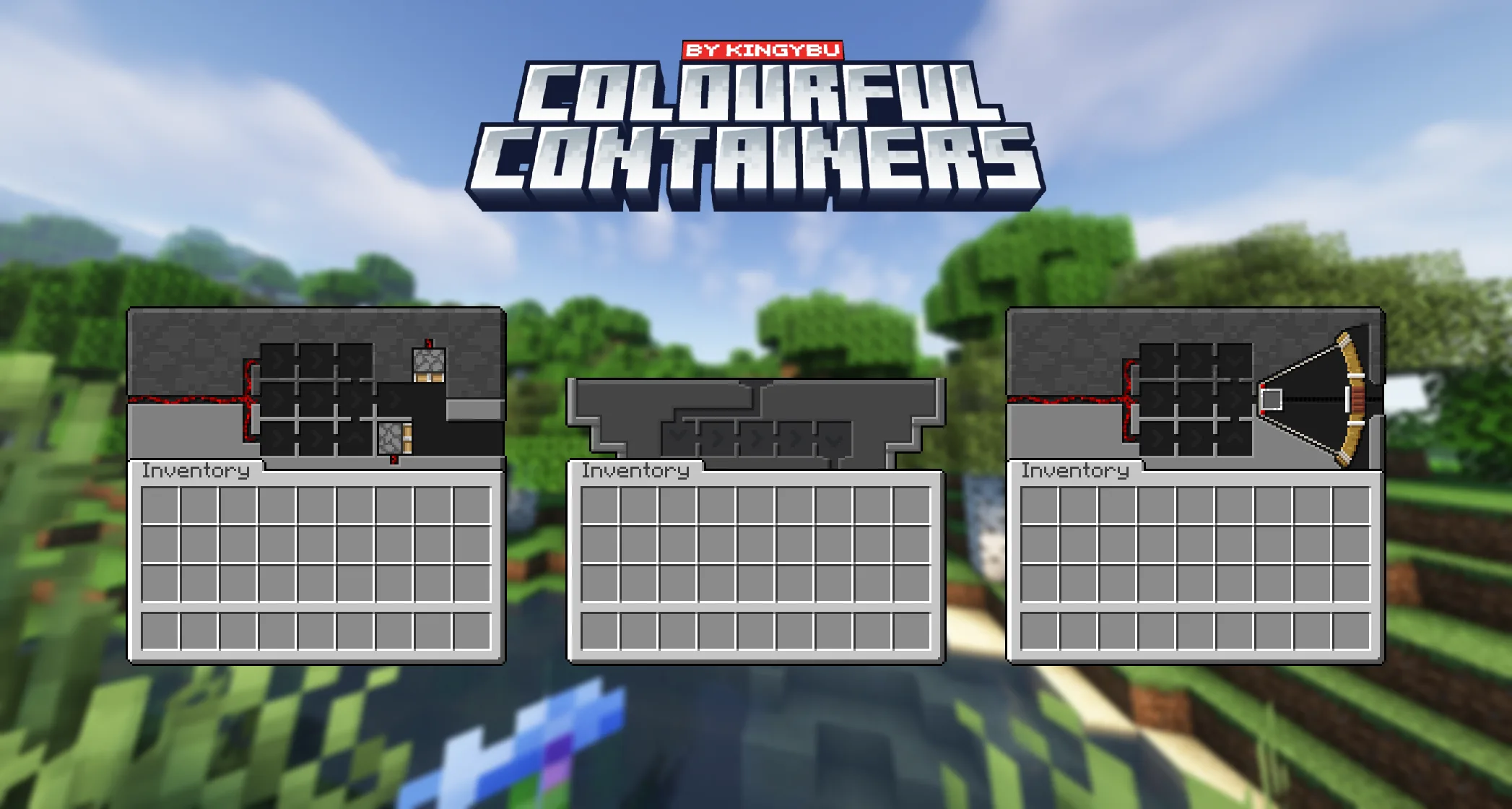 Изображение 4 ресурспака Colourful containers GUI