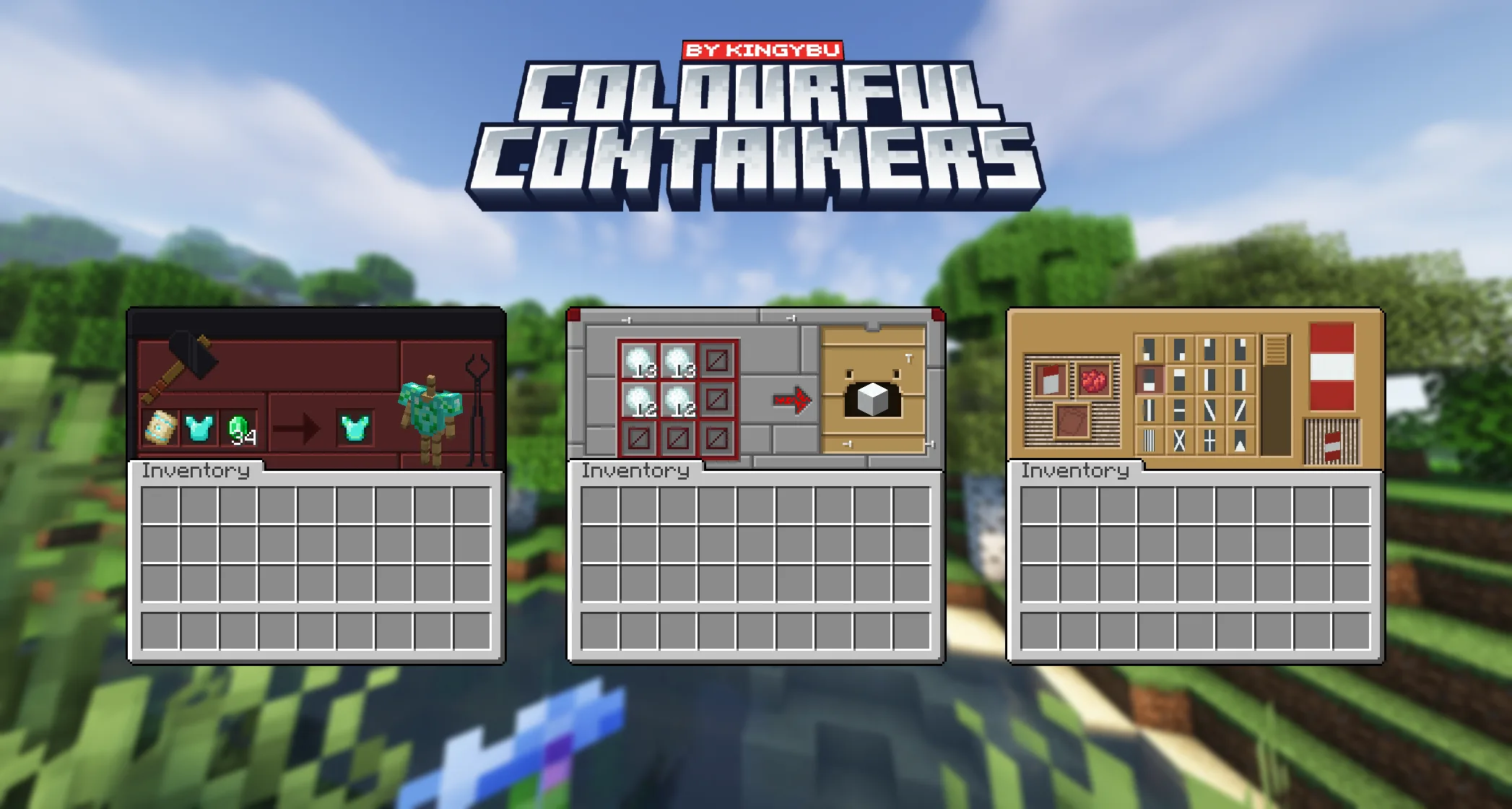 Изображение 6 ресурспака Colourful containers GUI