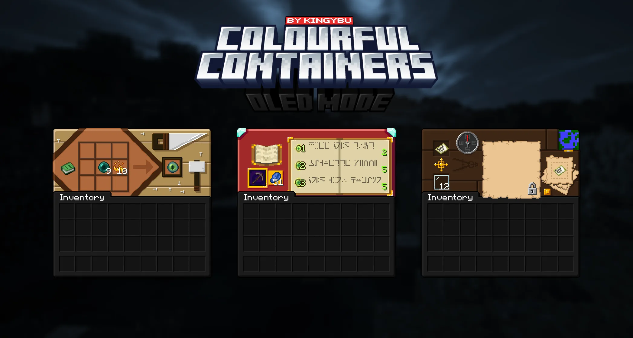 Colourful Containers OLED GUI