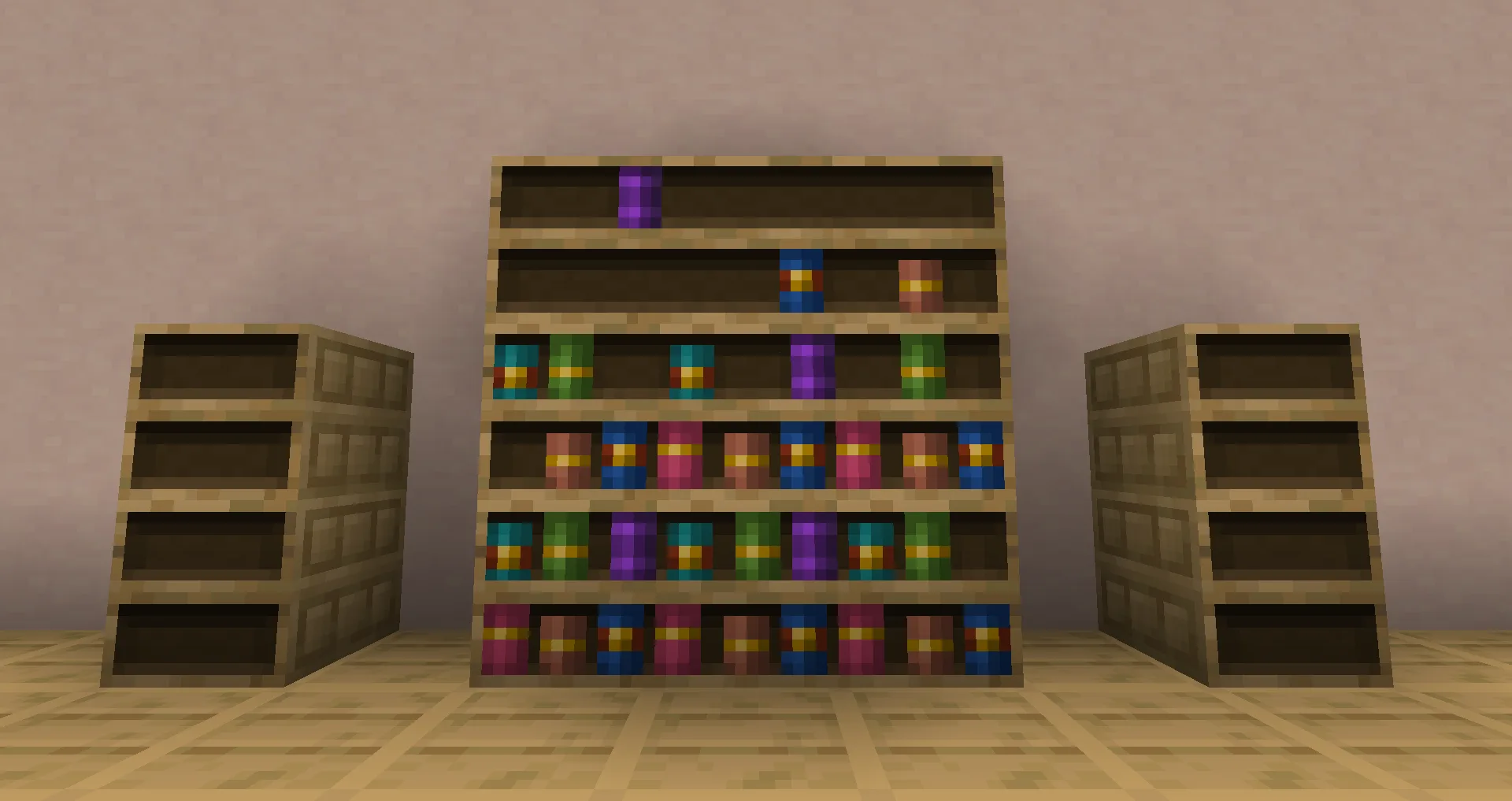Изображение 1 ресурспака Connected Chiseled Bookshelf