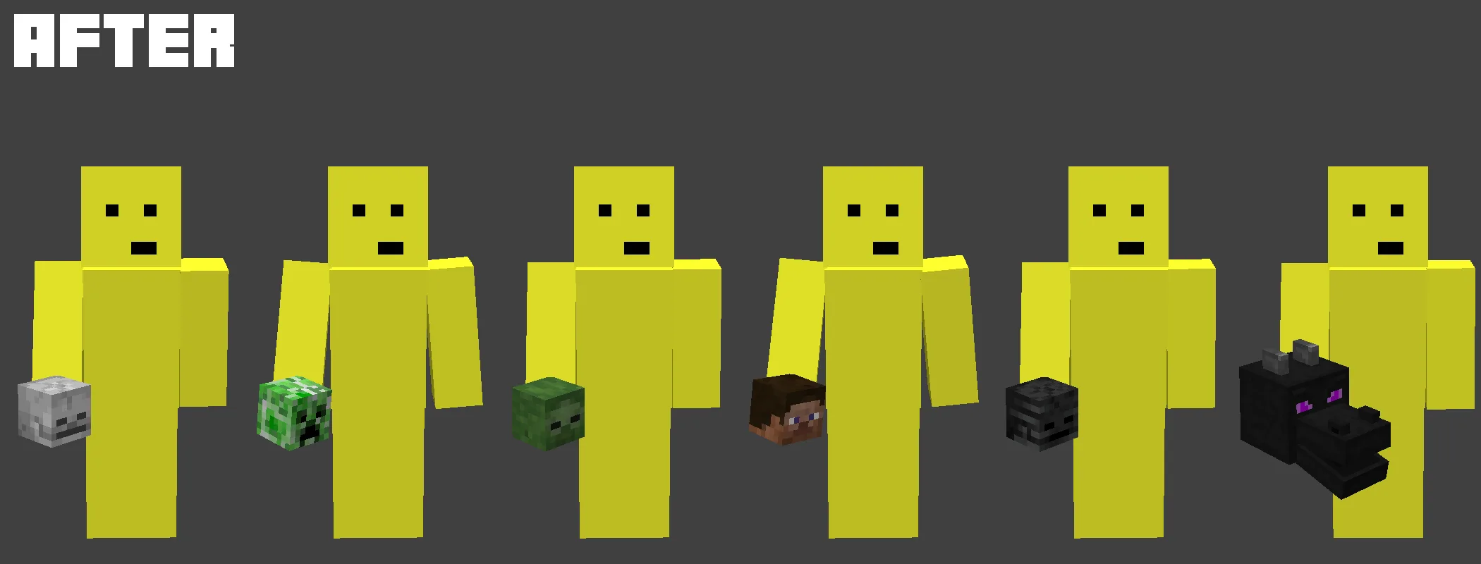 Corrected Mob Heads