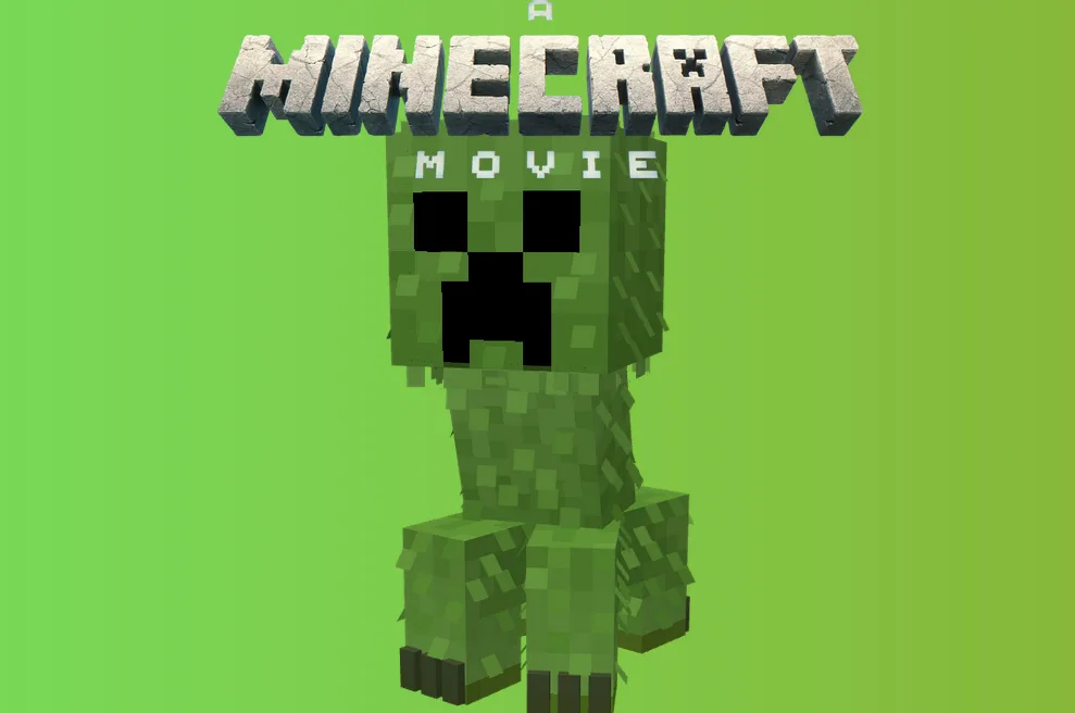 Creeper from A Minecraft Movie