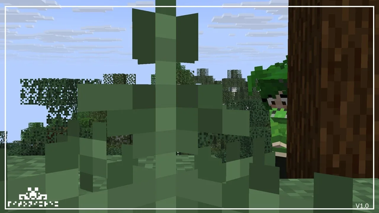 Изображение 6 ресурспака Creeper Girl