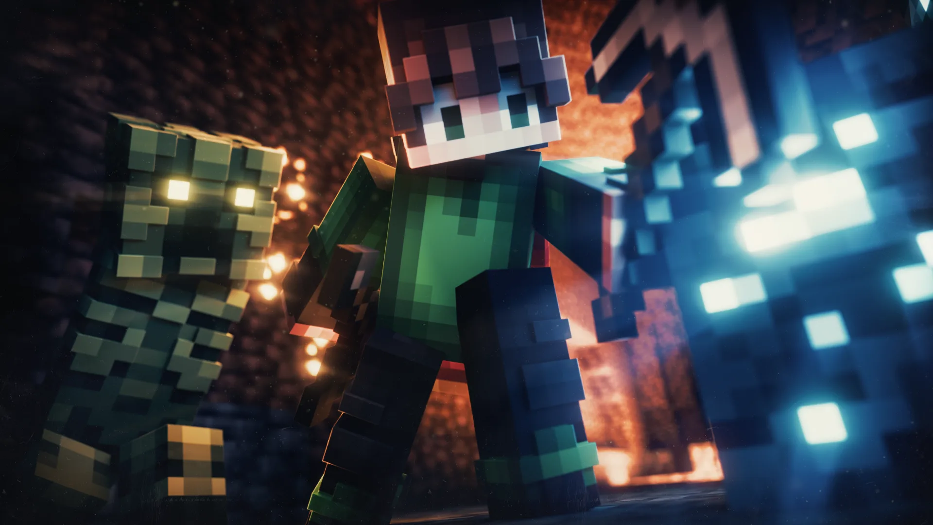 Изображение 1 ресурспака Creepers Reforged