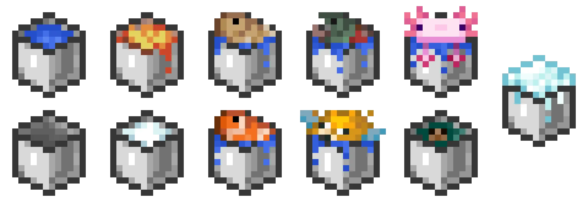 Изображение 4 ресурспака Cube-ish Buckets