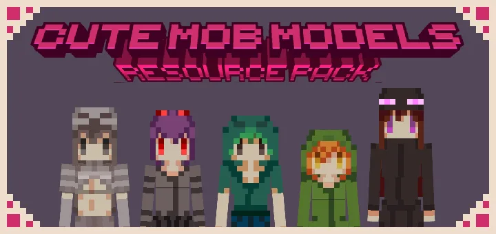 Cute Mob Models: Resource Pack
