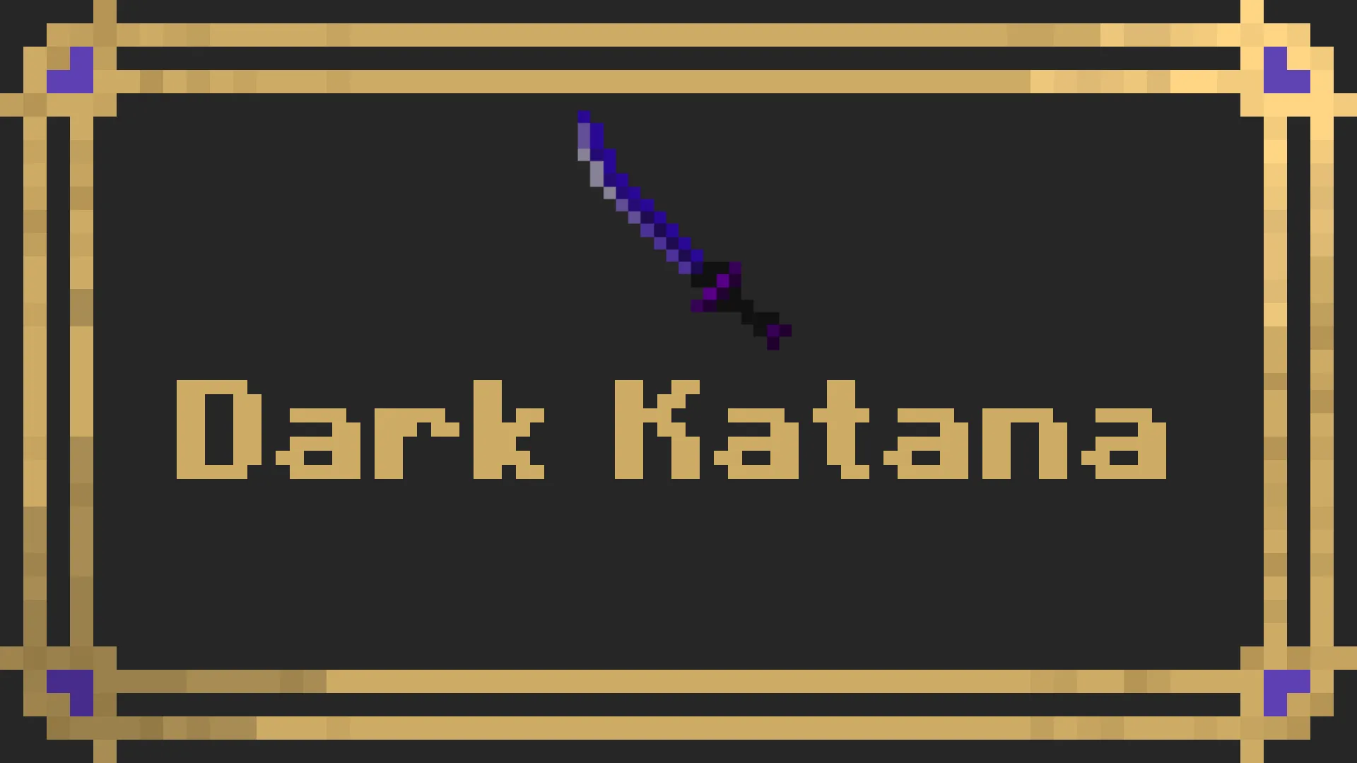 Minecraft Dungeons Dark Katana