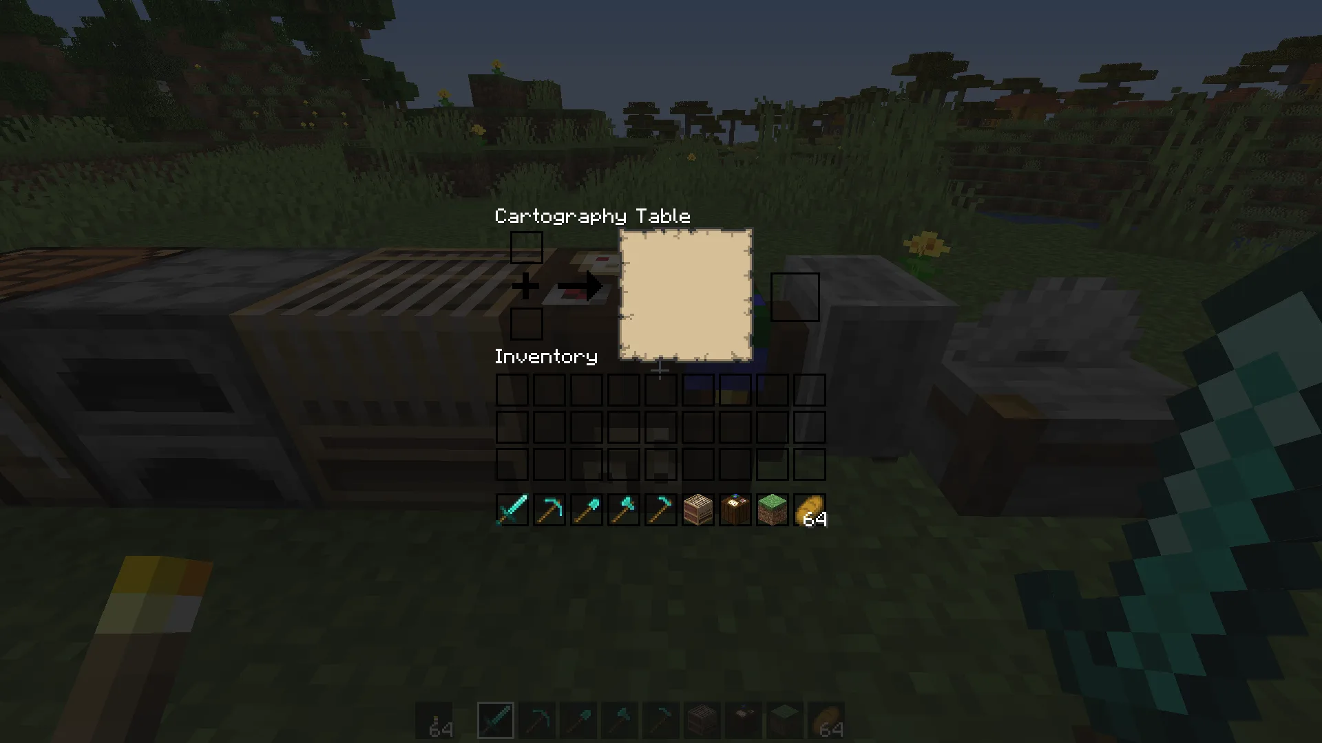 Изображение 2 ресурспака Dark Transparent GUI