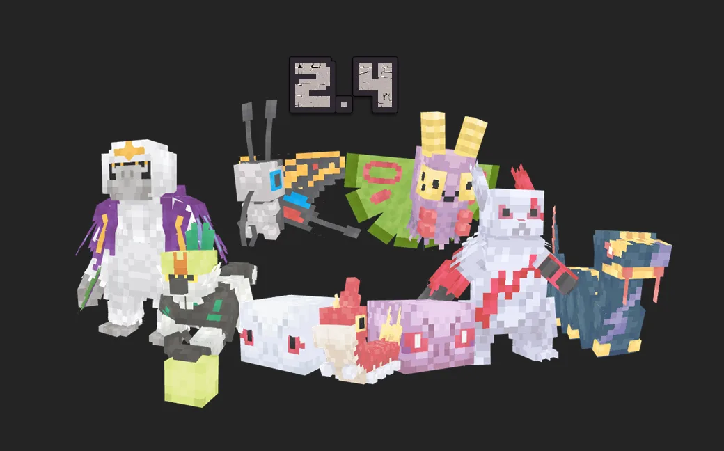 Изображение 3 ресурспака DeCubes MoMons Addon