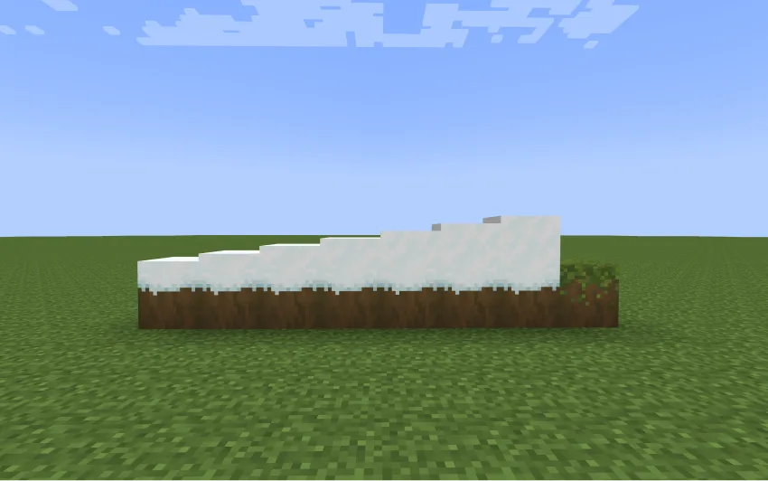 Изображение 1 ресурспака Snow and moss overhangs - Deep Origins Overlays