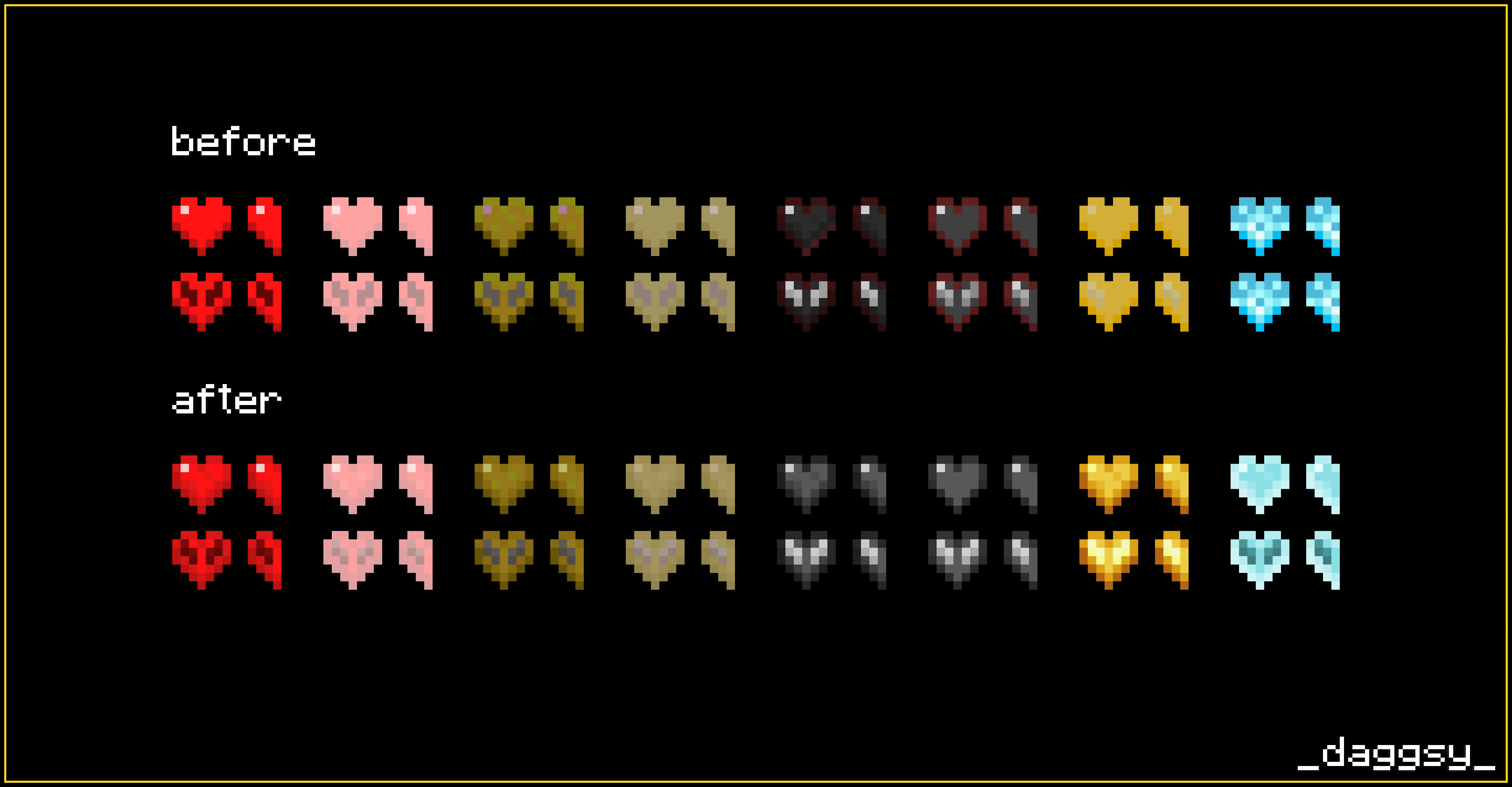 Detailed Hearts