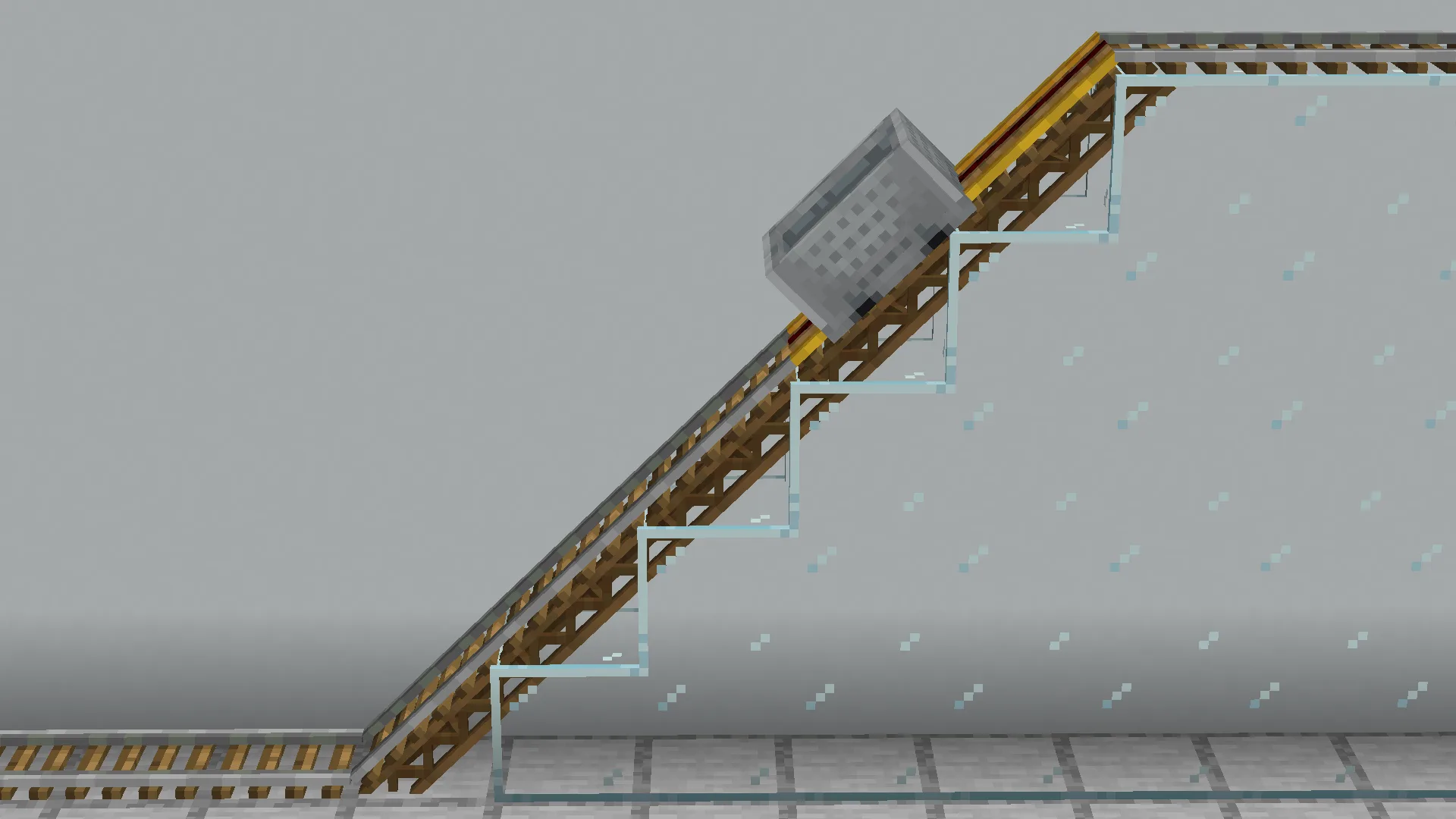Изображение 2 ресурспака Diagonal Perfect Rails 3D PBR