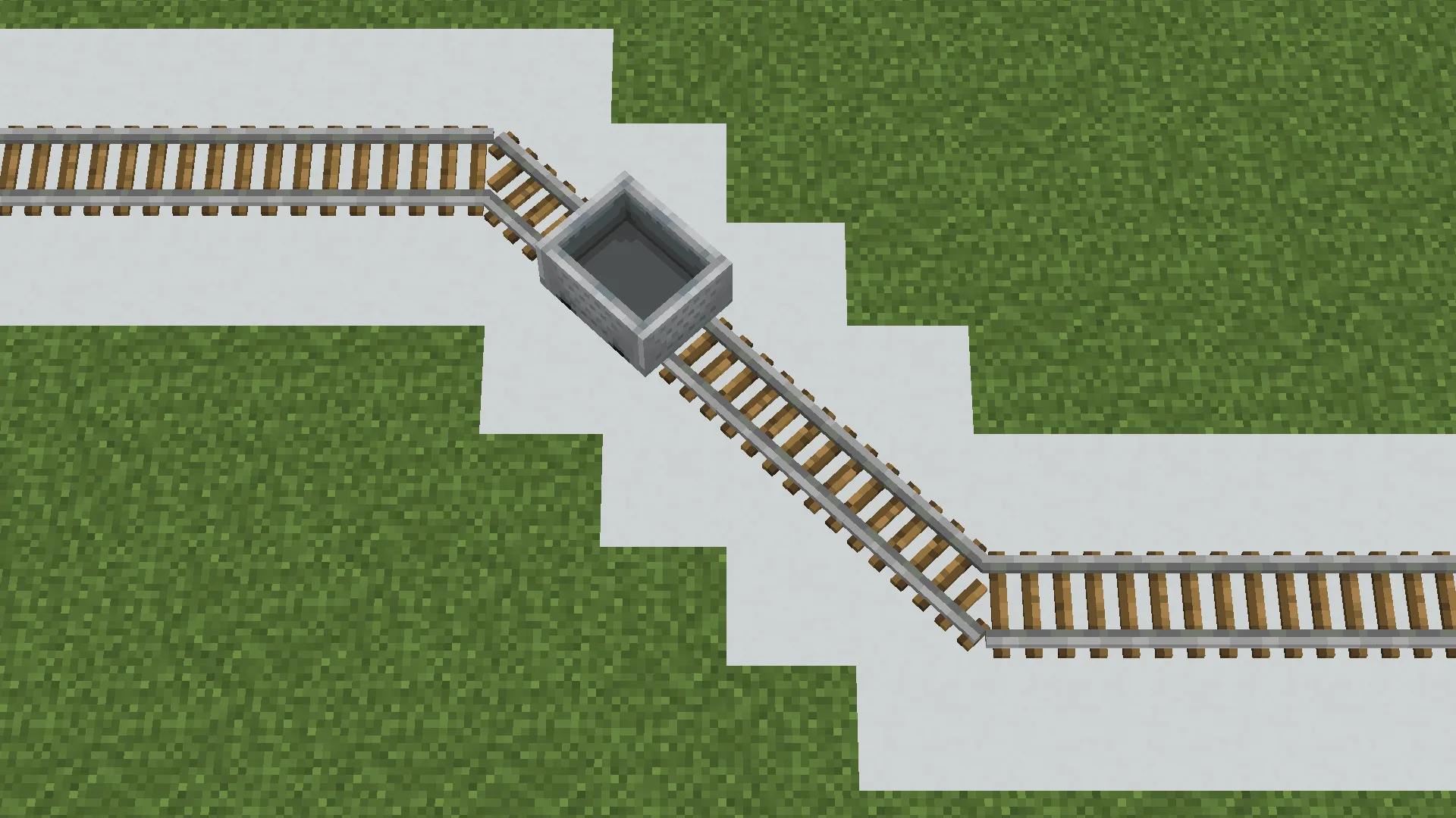 Изображение 3 ресурспака Diagonal Perfect Rails 3D PBR