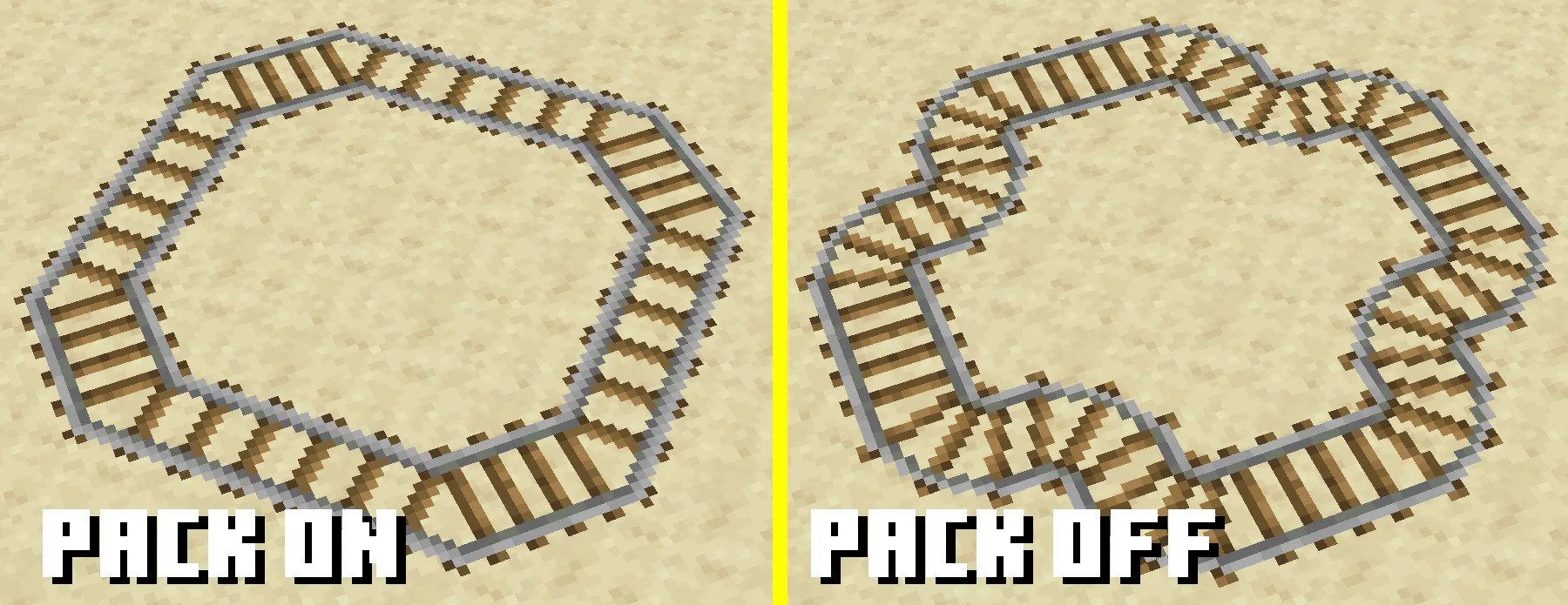 Изображение 3 ресурспака Diagonal Rails