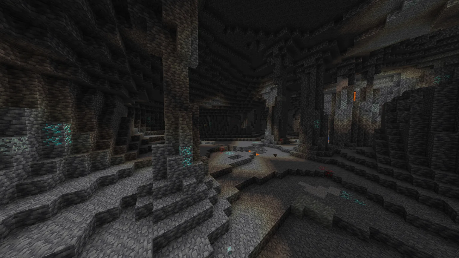 Изображение 2 ресурспака Diamond Ores Full Blue