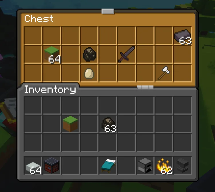 Изображение 2 ресурспака DIEGETIC GUI - immersive crafting menus