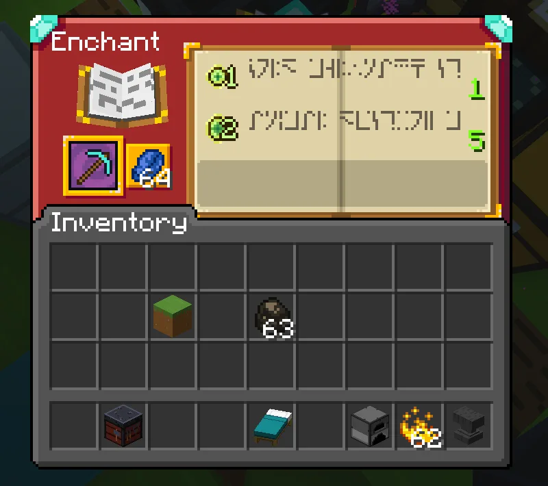 Изображение 5 ресурспака DIEGETIC GUI - immersive crafting menus