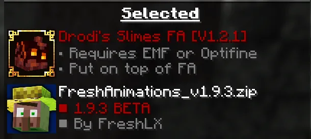 Изображение 3 ресурспака Drodi's Slimes x Fresh Animations