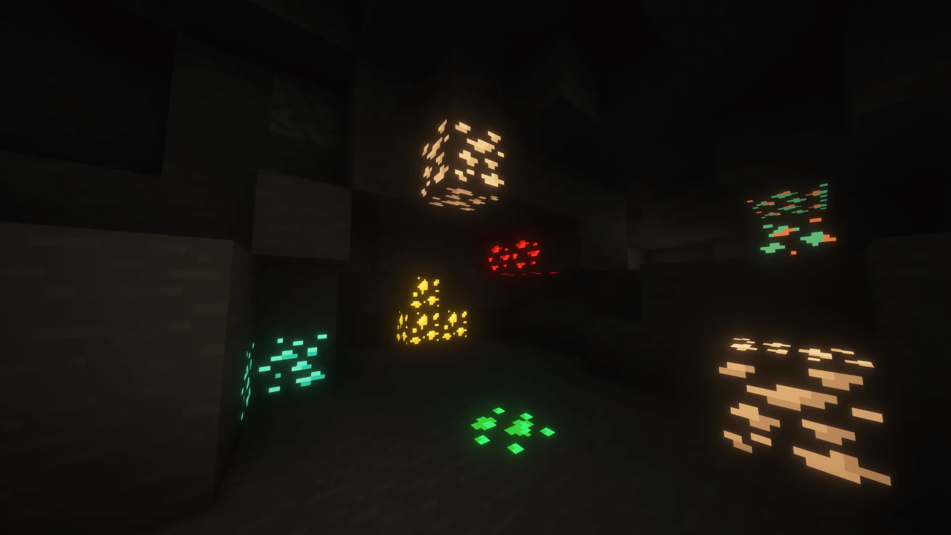 Emissive Glowing Ores for Bare Bones
