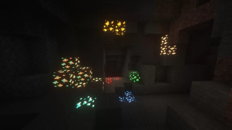 Emissive Glowing Ores