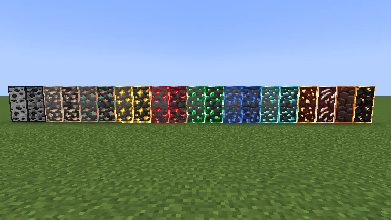 Emissive Ores with Frames