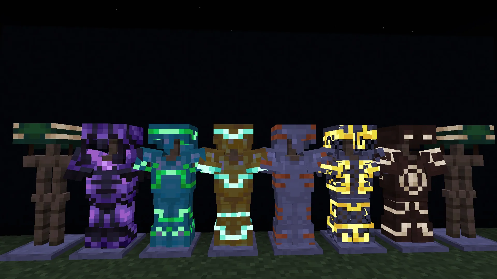 Изображение 2 ресурспака Emissive Trim Armors