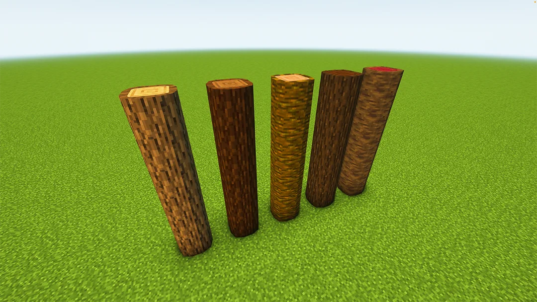 Изображение 1 ресурспака EMP's Rounded Logs