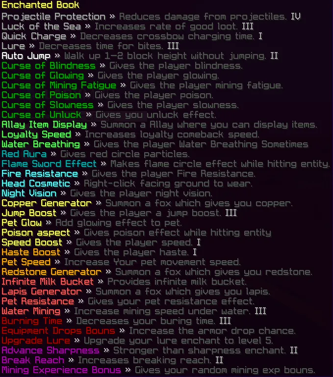 Enchant Description